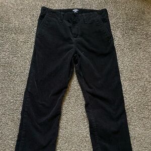 Carhartt WIP Black Corduroy Pants